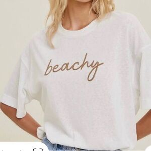 Wishlist Beachy Top In White SMALL